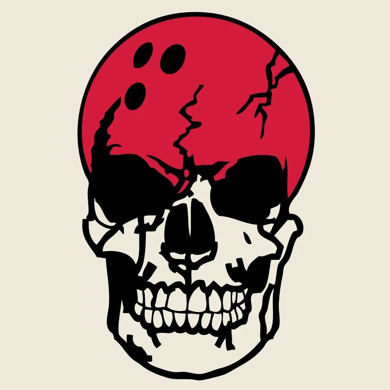 death bowling ball head dead skull11204