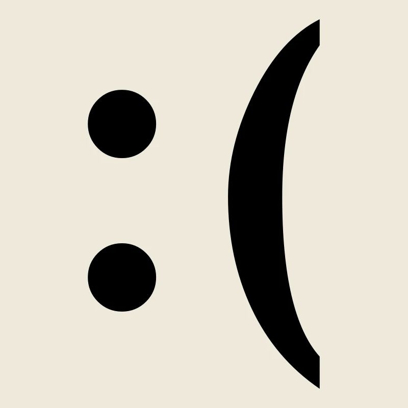 :( smiley traurig