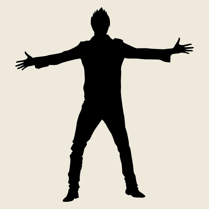 Man silhouette Silhouette vector design