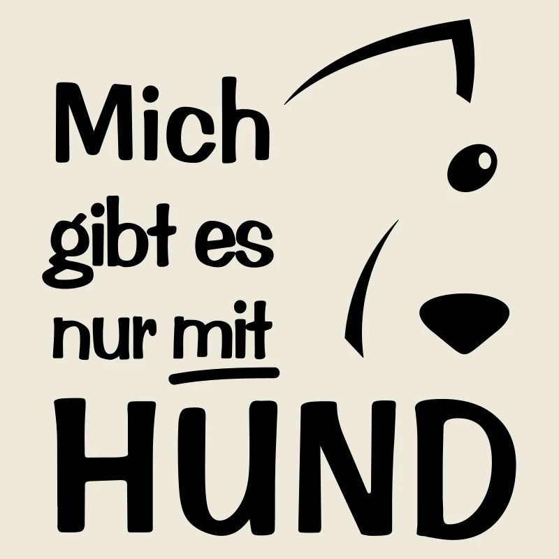 Nur mit Hund