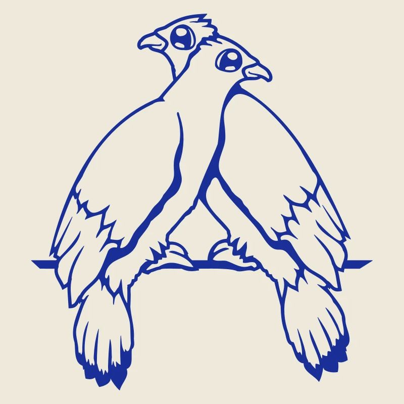 2 Doves Birds Two Friends Sat Cable Pair