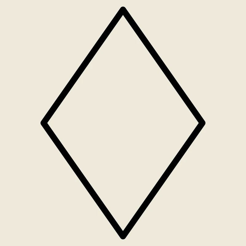 Symbole de diamant mathématiques-