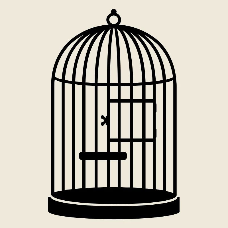 cage vide fermé / empty cage (closed, 1c)
