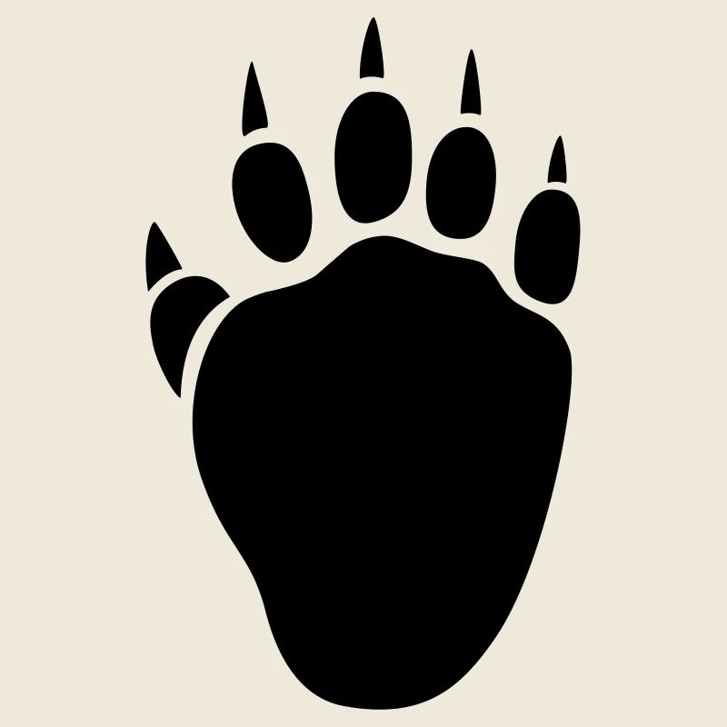 Bärentatze T-Shirtdesign