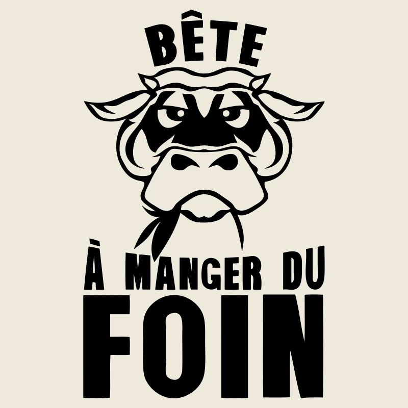 bete a manger du foin vache expression