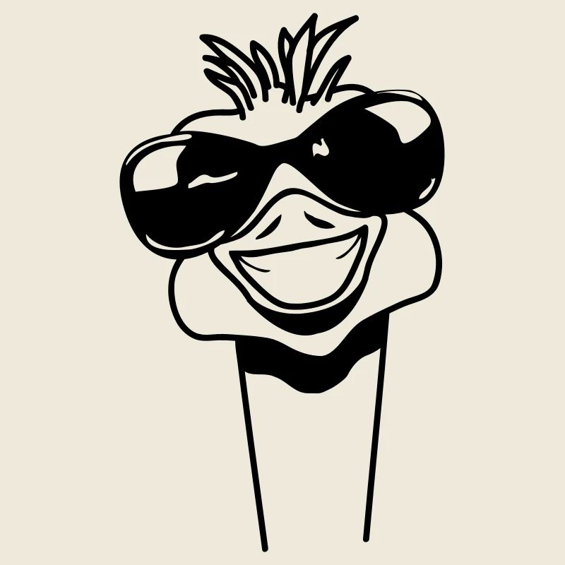Lustig Emu Strauss Sonnenbrille witzig Cool