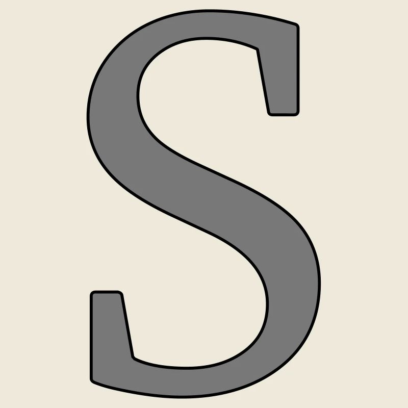 Buchstabe S Anfangsbuchstabe