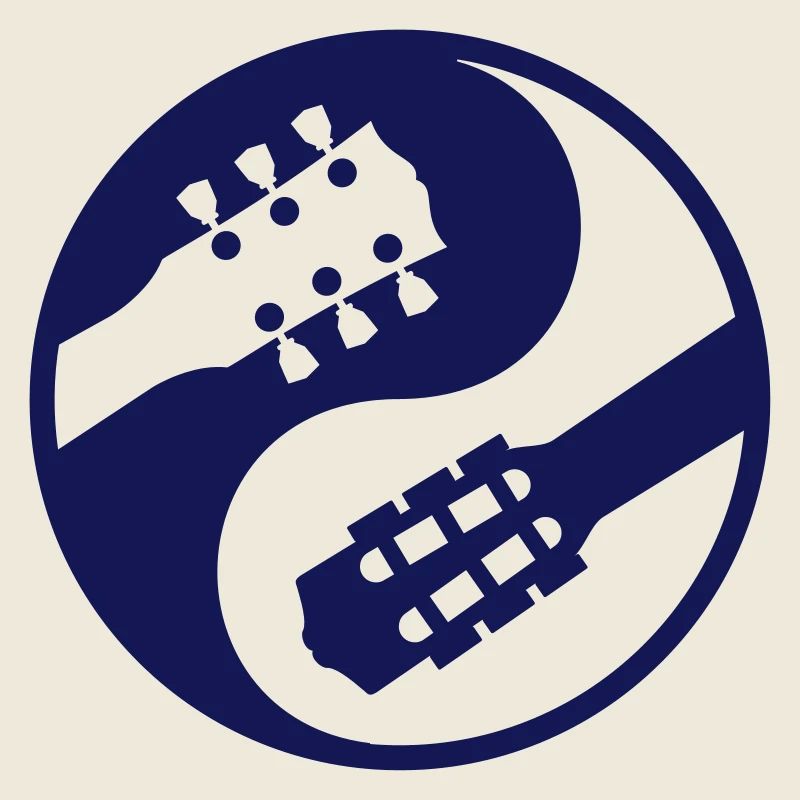 guitare classique vs electrique yinyang