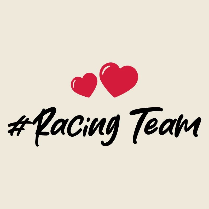 Cœur d’équipe de course