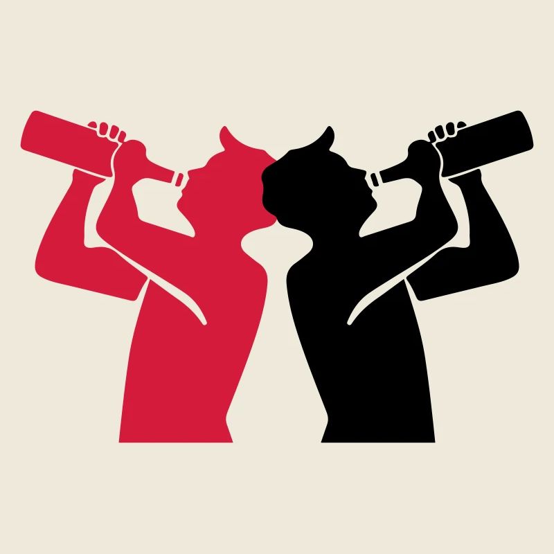 Homme de fête à boire