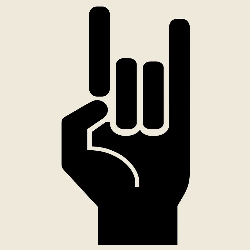 Rock and roll hand de