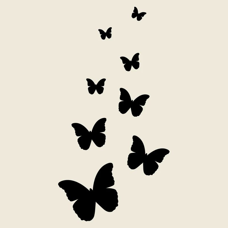 Papillons volant