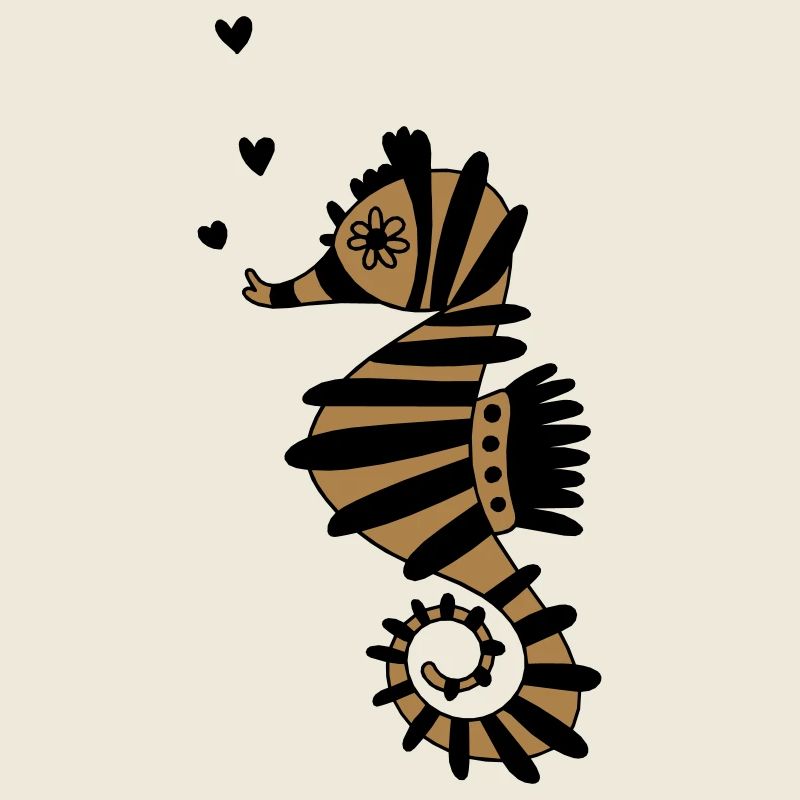 Sea Paws with Hearts