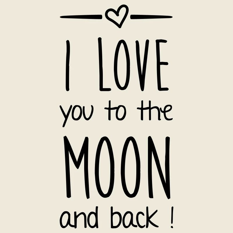 I love you to the moon
