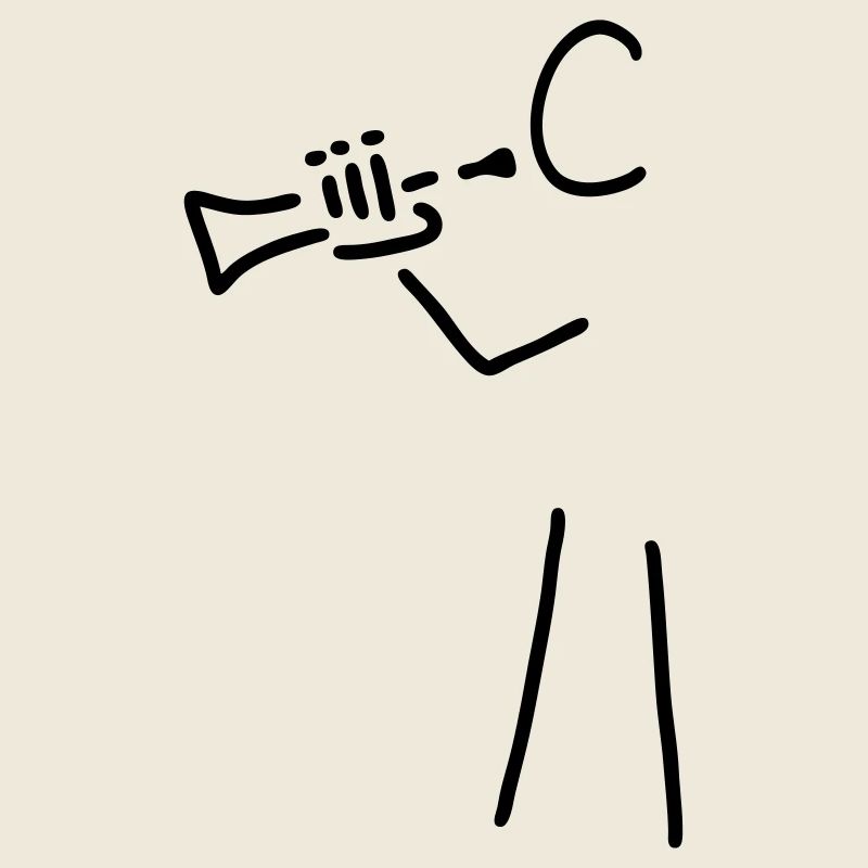 trompeter mit trompete