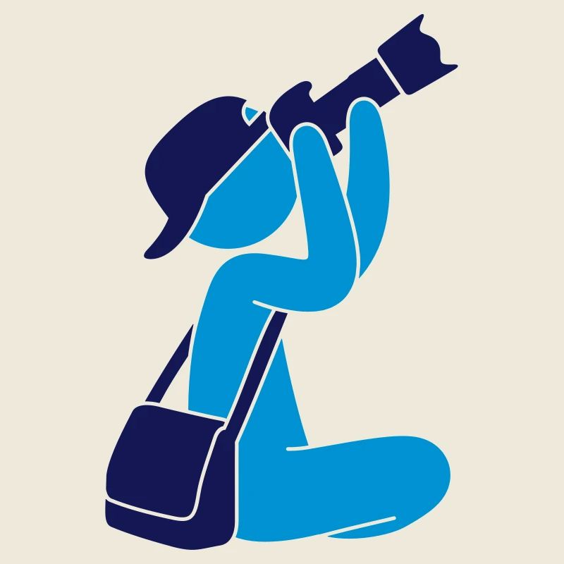 Photographe avec caméra