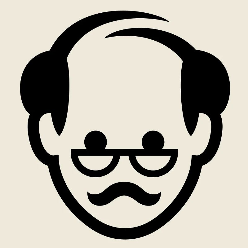 Gesicht eines Großvaters