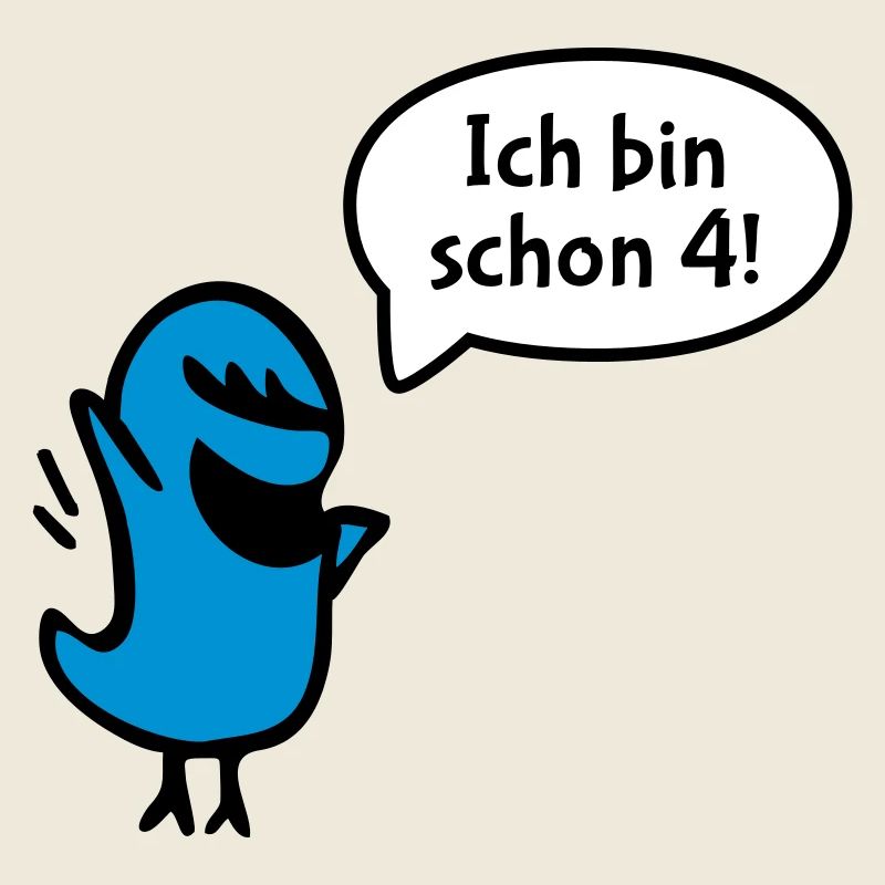 Ich bin schon vier