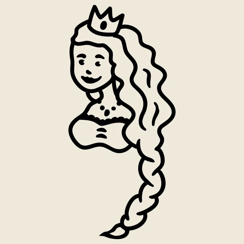 cheveux de princesse - ligne