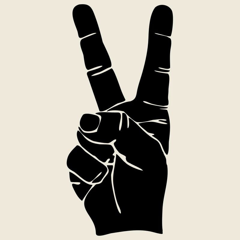 peace zeichen hand (dh)