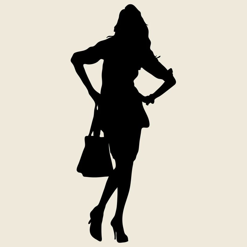 Frau Körper Silhouette Vektor-Design