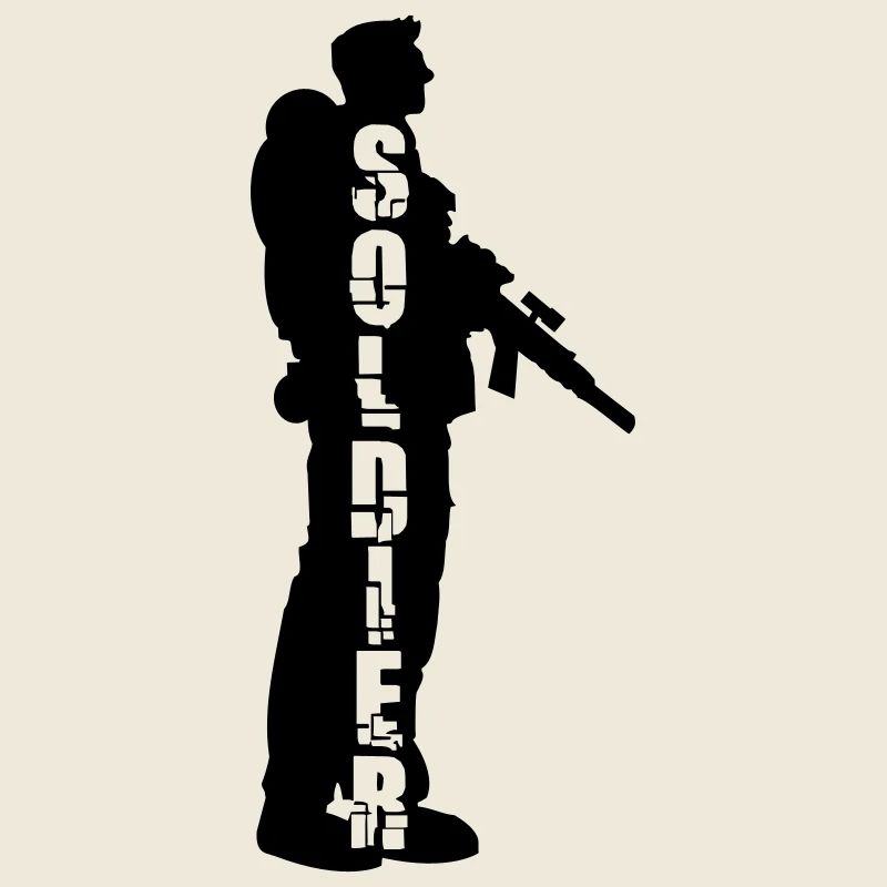 Soldat Silhouette Krieg General Freiheitskämpfer