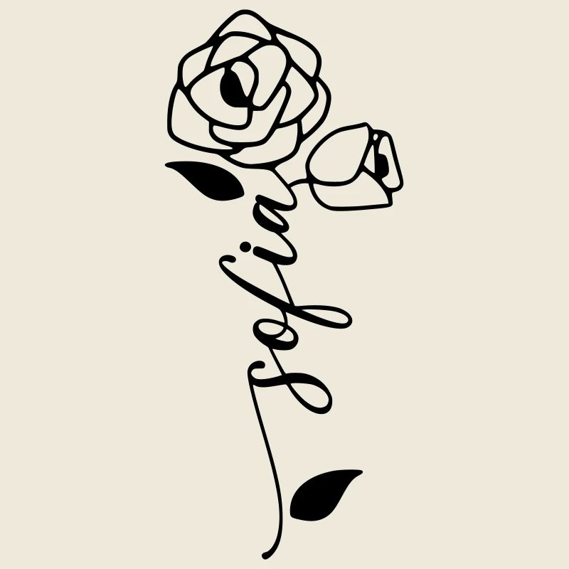 Sofia Name Vorname Namensblume