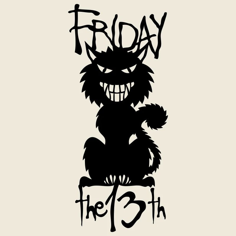 chat noir cat mechant friday 13