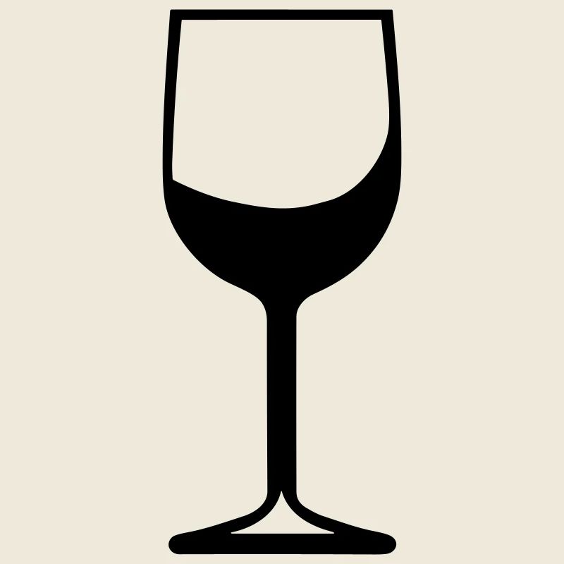 Weinglas des Genusses