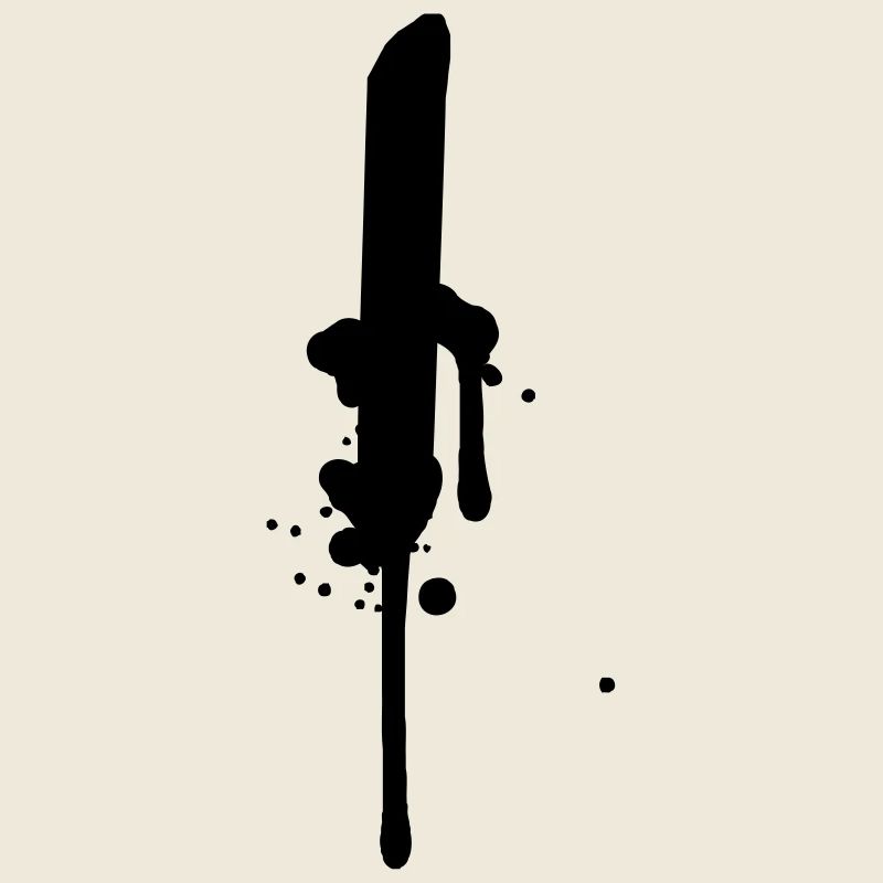 Je course ligne graffiti gouttes Farbklex spray