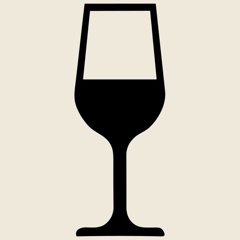 Verre de vin de bonheur