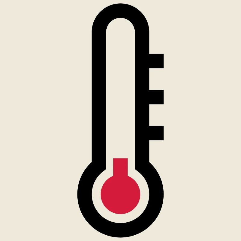 Thermostat temperature icon icon