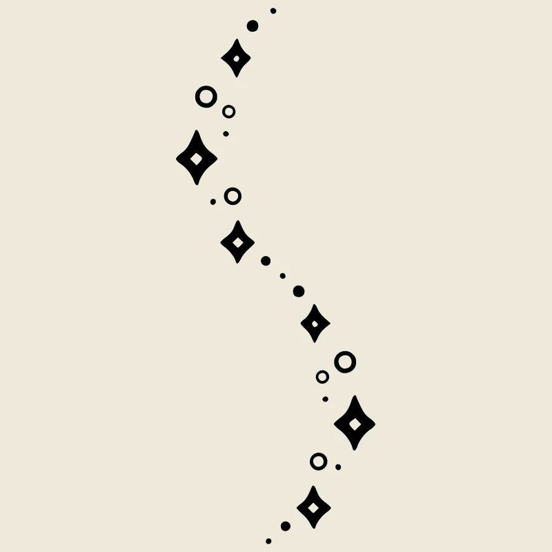 Ligne de paillettes