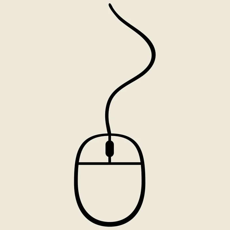 câble d'ordinateur souris clic de commande pc ordi