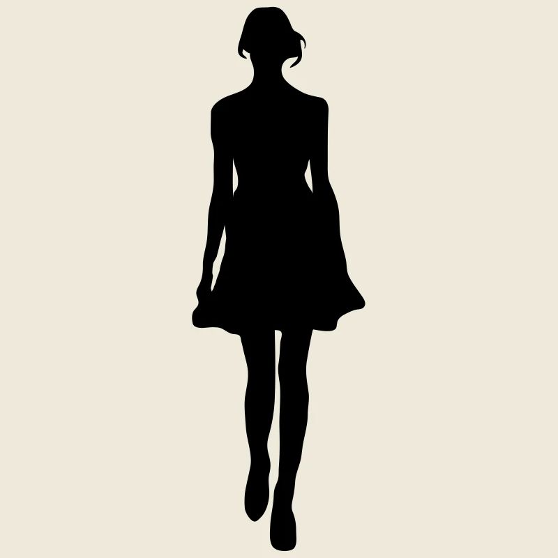 Frau Körper Silhouette Vektor-Design