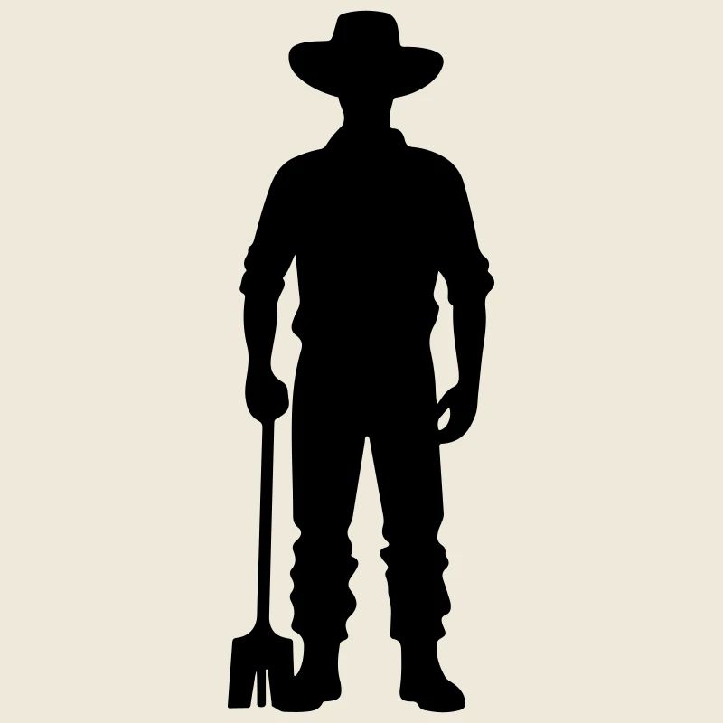Farmer Silhouette