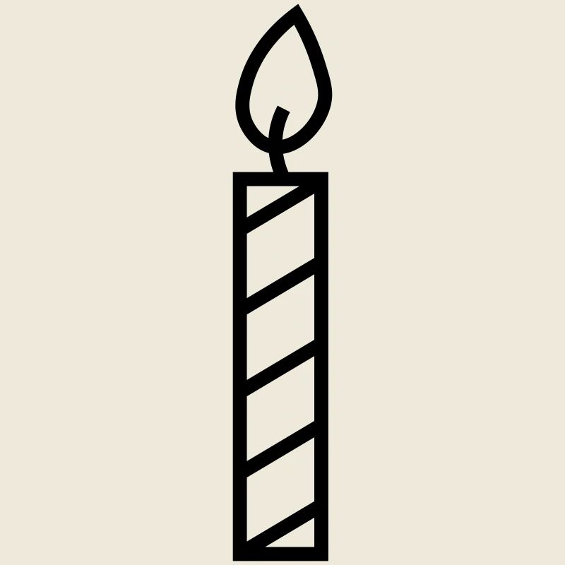 Kerze Kontur