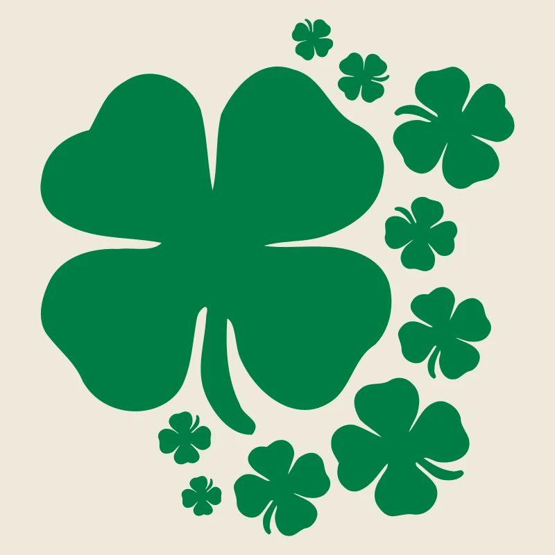 Kleeblatt St. Patrick's Tag Glücksbringer Irland