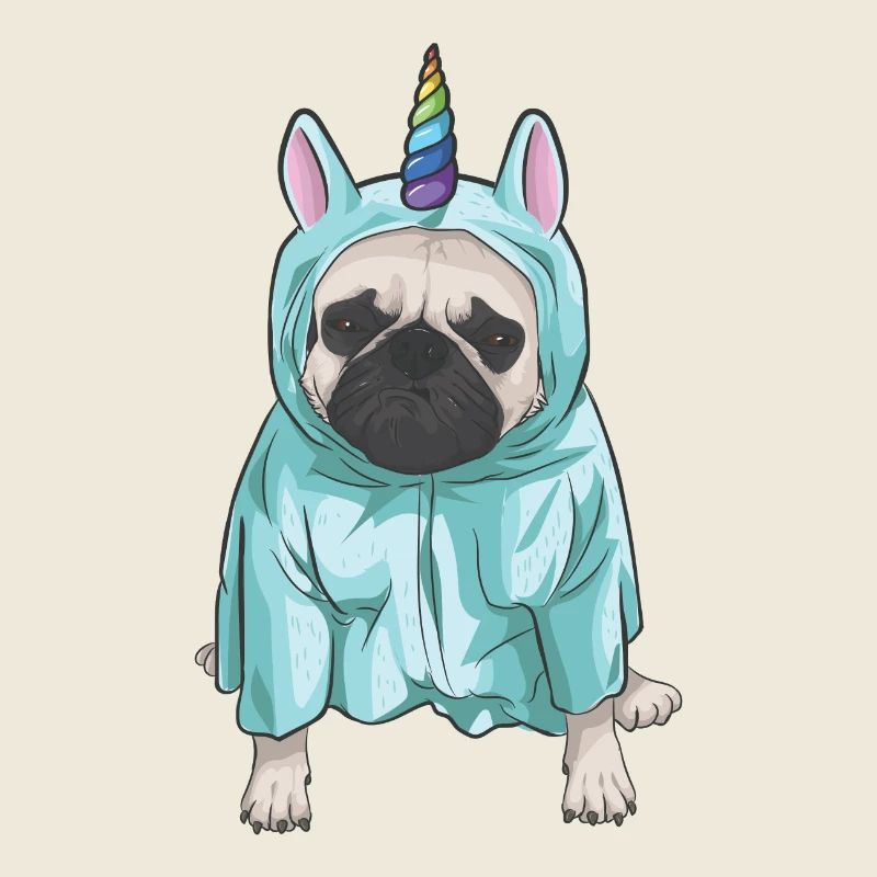 Mopsicorn Vol 2. | Pug comme une licorne