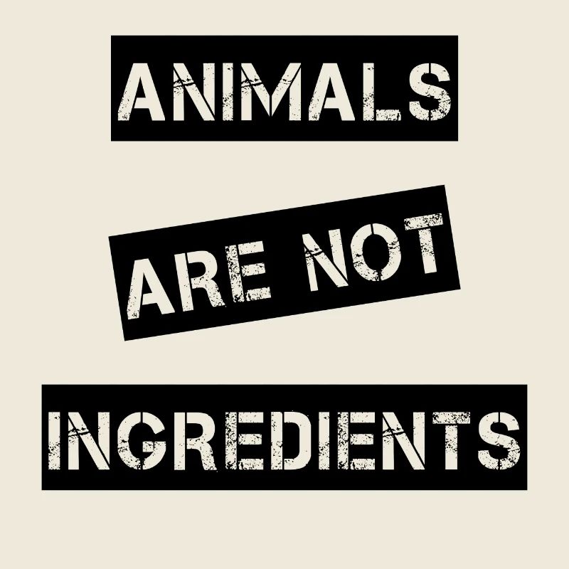 animals are not ingredients