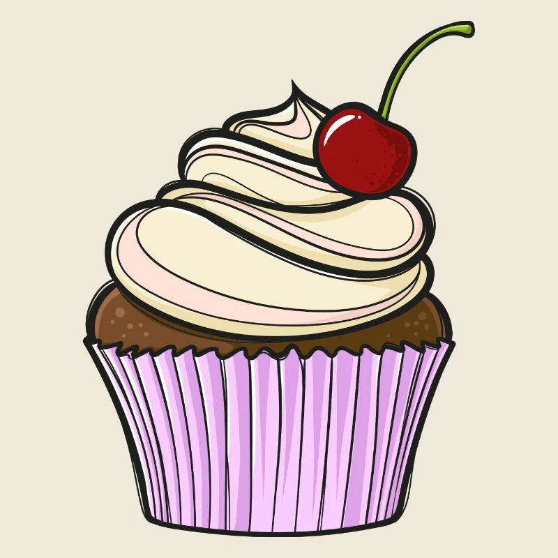 Sweet comic Cupcake
