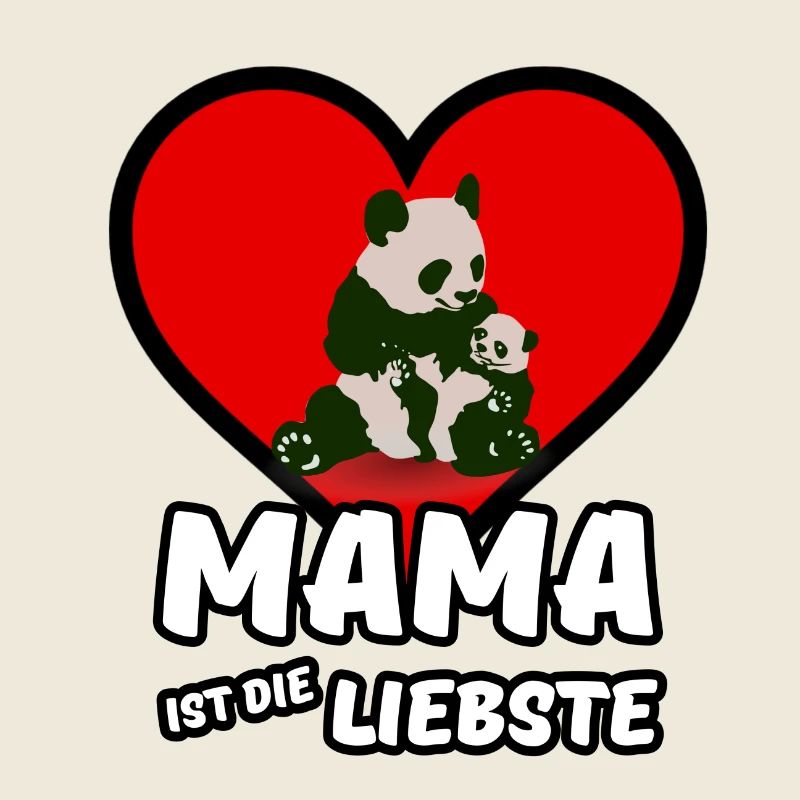 Mama ist die Liebste - Mutter, Muttertag, Geschenk