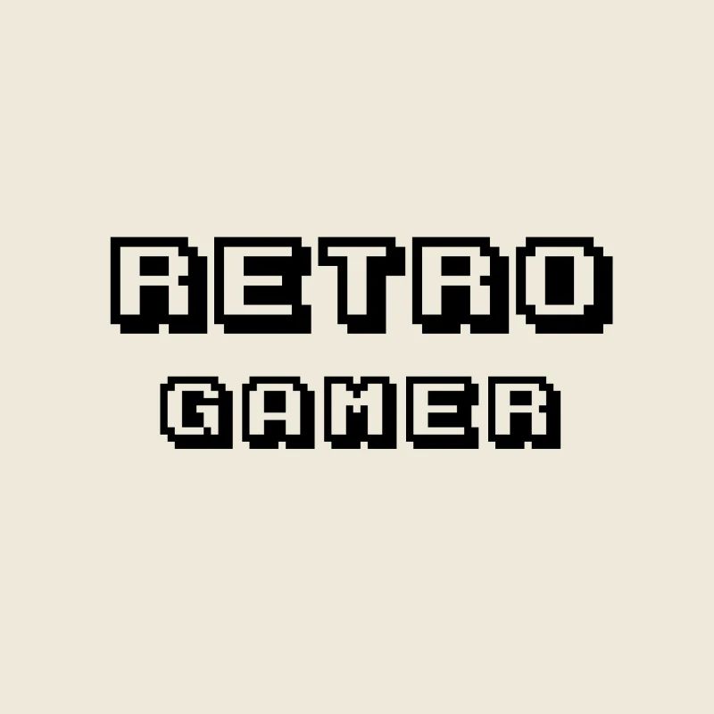 Arcade Retro Gamer Noir