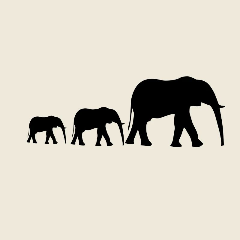 famille éléphant