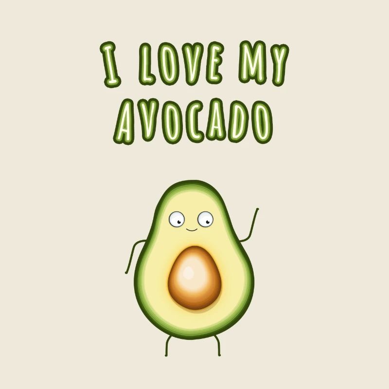 I love avocado gift