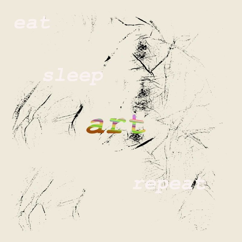 eat sleep art repeat tshirt