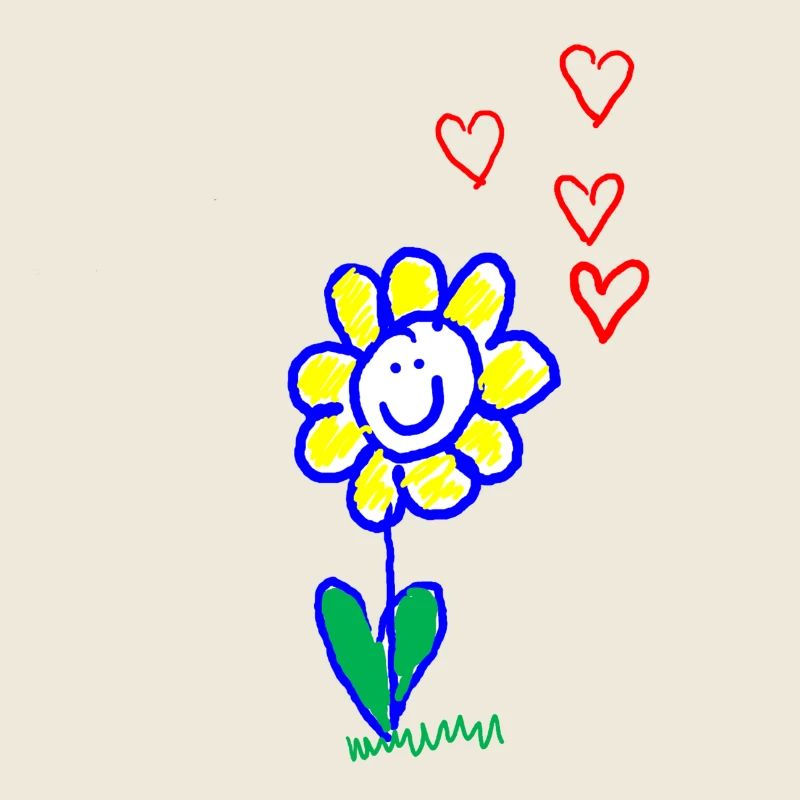 Fröhliche Blume
