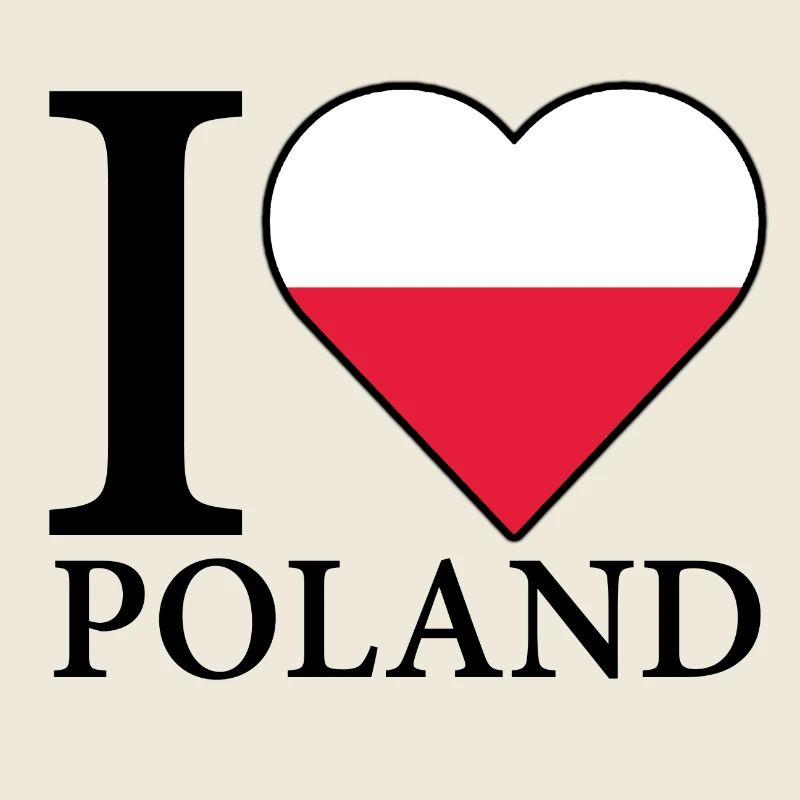 I <3 Pologne J'aime la Pologne