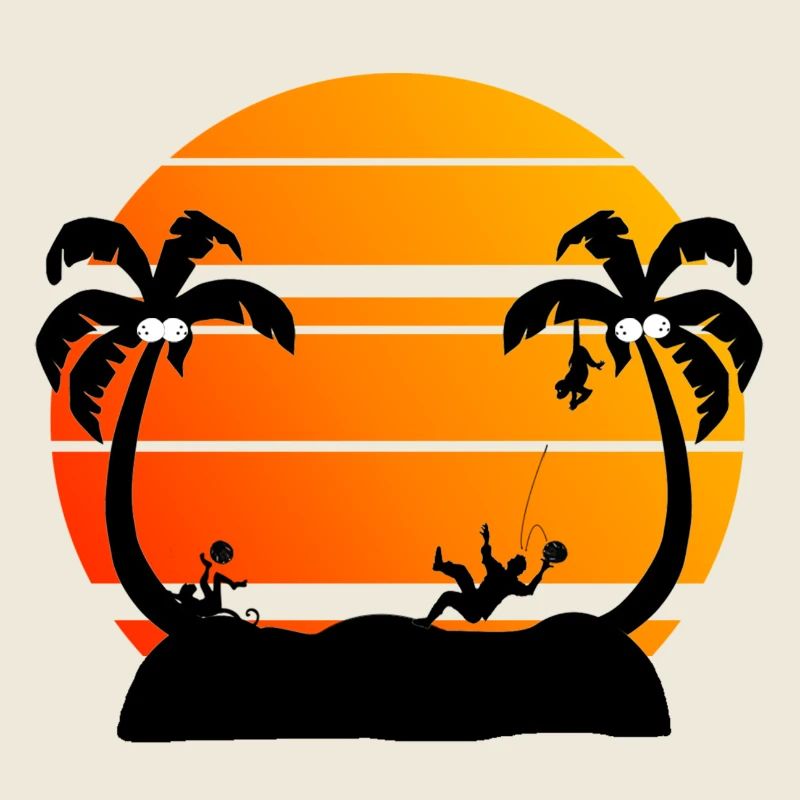 Île tropicale des singes