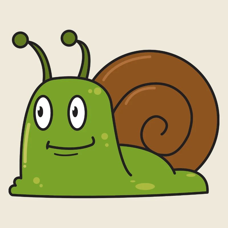 Escargot comique cadeau escargots animaux nature enfant